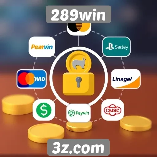 Mecanismos de pagamento no 289win em destaque
